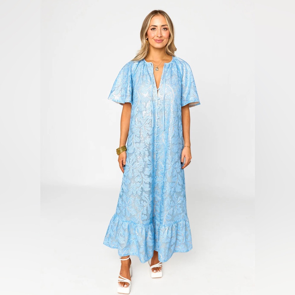 NWT Buddy Love Sequin Caftan Dress Size Large
